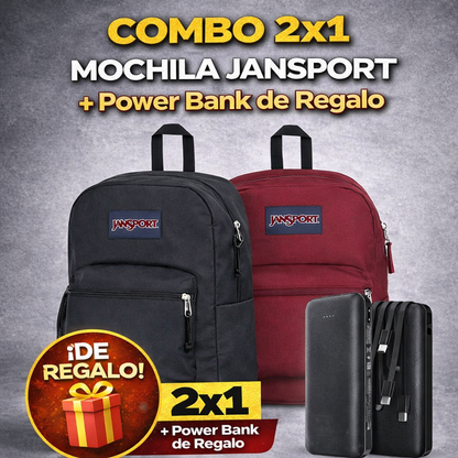 2X1 MOCHILA JANSPORT MAS REGALO