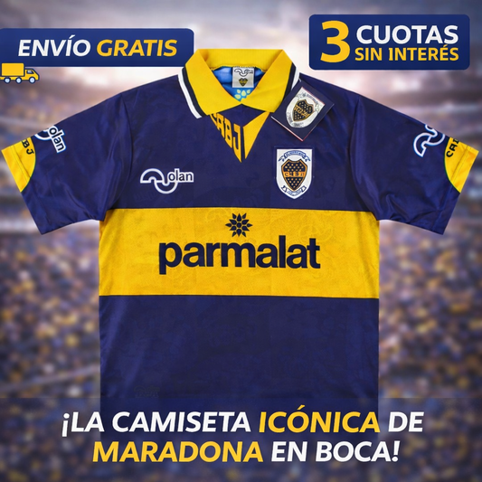 CAMISETA RETRO BOCA MARADONA